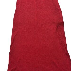 Summer Red Women's strapless dress
